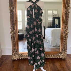 Topshop Hibiscus Halter Midi Dress
Floral Size 4